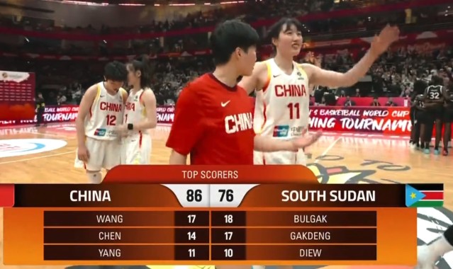 女篮胜南苏丹！宫鲁鸣淡定，张子宇搂王思雨，张曼曼陈玉婕总结！